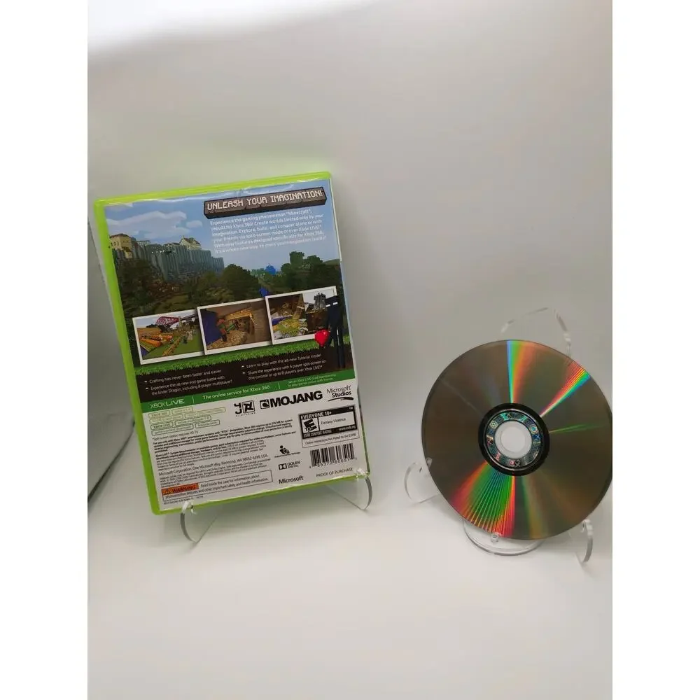 Minecraft Xbox 360 Edition Case & Disc – Mojang Sandbox